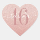Recherche de monogramme girly autocollants Rose pâle
