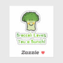 Recherche de brocoli mignon autocollants Vert