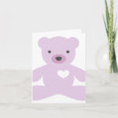 Recherche de ours pourpre vœux cartes Nounours