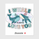 Recherche de amour de baleine autocollants Pour tous