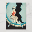 Suche nach vintage flapper postkarten Retro