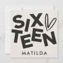 Suche nach modernes 16 geburtstag einladungen Elegant