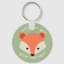 Recherche de renard porteclés Illustration