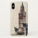 Recherche de big ben iphone coques Aquarelle