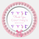 Recherche de gymnastique filles autocollants Rose