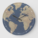 Suche nach world map wanduhren Vintag