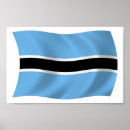 Recherche de le botswana posters Drapeau