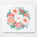Recherche de roses vintages tapis souris Monogramme