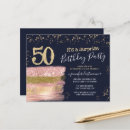 Suche nach surprise 50th birthday party einladungen Gold