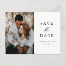 Suche nach formal save the date postkarten Schwarz weiß