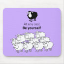 Recherche de moutons noirs tapis souris Blanc