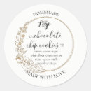 Recherche de étiquette nourriture autocollants Minimaliste