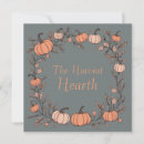 Recherche de moisson invitations Citrouille