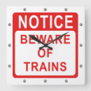 Recherche de chemin de fer horloges Trains