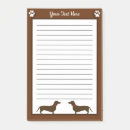 Recherche de dachshund post its Brun
