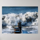 Suche nach wellenbrechen poster Wasser
