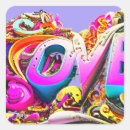 Recherche de graffiti urbain autocollants Rose