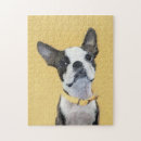 Recherche de chiens terrier puzzles Boston