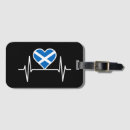 Recherche de drapeau écossais bagages étiquettes Edinburgh