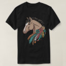 Recherche de cheval sauvage tshirts Style western