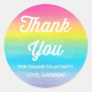 Recherche de arc en ciel coloré autocollants Girl