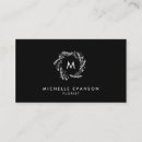 Recherche de noir blanc floral cartes visite Styliste