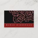 Recherche de fantaisie cartes visite Fleurs