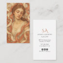 Recherche de beaux arts cartes visite Portrait