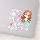 Suche nach cute mermaid aufkleber Personalisiert