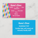 Recherche de dîner cartes visite Boss