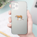 Recherche de vecteur de chat autocollants Illustration