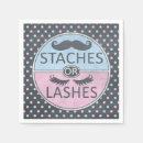 Recherche de moustaches serviettes Rose