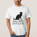 Recherche de minou noir tshirts Vrais chats d'amour d'hommes