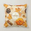 Recherche de parfum coussins Automne