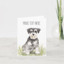 Recherche de schnauzer vœux cartes Mignon
