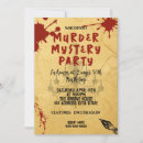 Recherche de sanglant invitations Mystère de meurtre