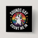Suche nach regenbogen einhorn buttons Stolz