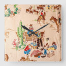 Suche nach cowboys wanduhren Wild west