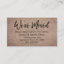 Suche nach burlap visitenkarten Einbruch