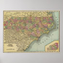 Suche nach north carolina poster Landkarte