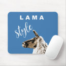 Recherche de lama tapis souris Bleu