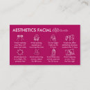 Suche nach gesichtsbehandlungen visitenkarten Ästhetik