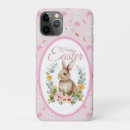 Recherche de lapin avec des fleurs iphone coques Lapin de pâques