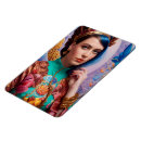Recherche de petite princesse magnets Rouge