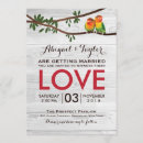 Recherche de inséparables mariage invitations Perruches
