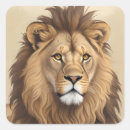Recherche de peinture lion autocollants Gros chats