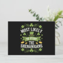 Recherche de st patrick invitations Trèfle