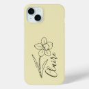 Recherche de jonquille iphone coques Fleur de naissance