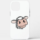 Recherche de dessin vache iphone coques Noir