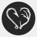 Recherche de coeur crochet autocollants Pêcheur